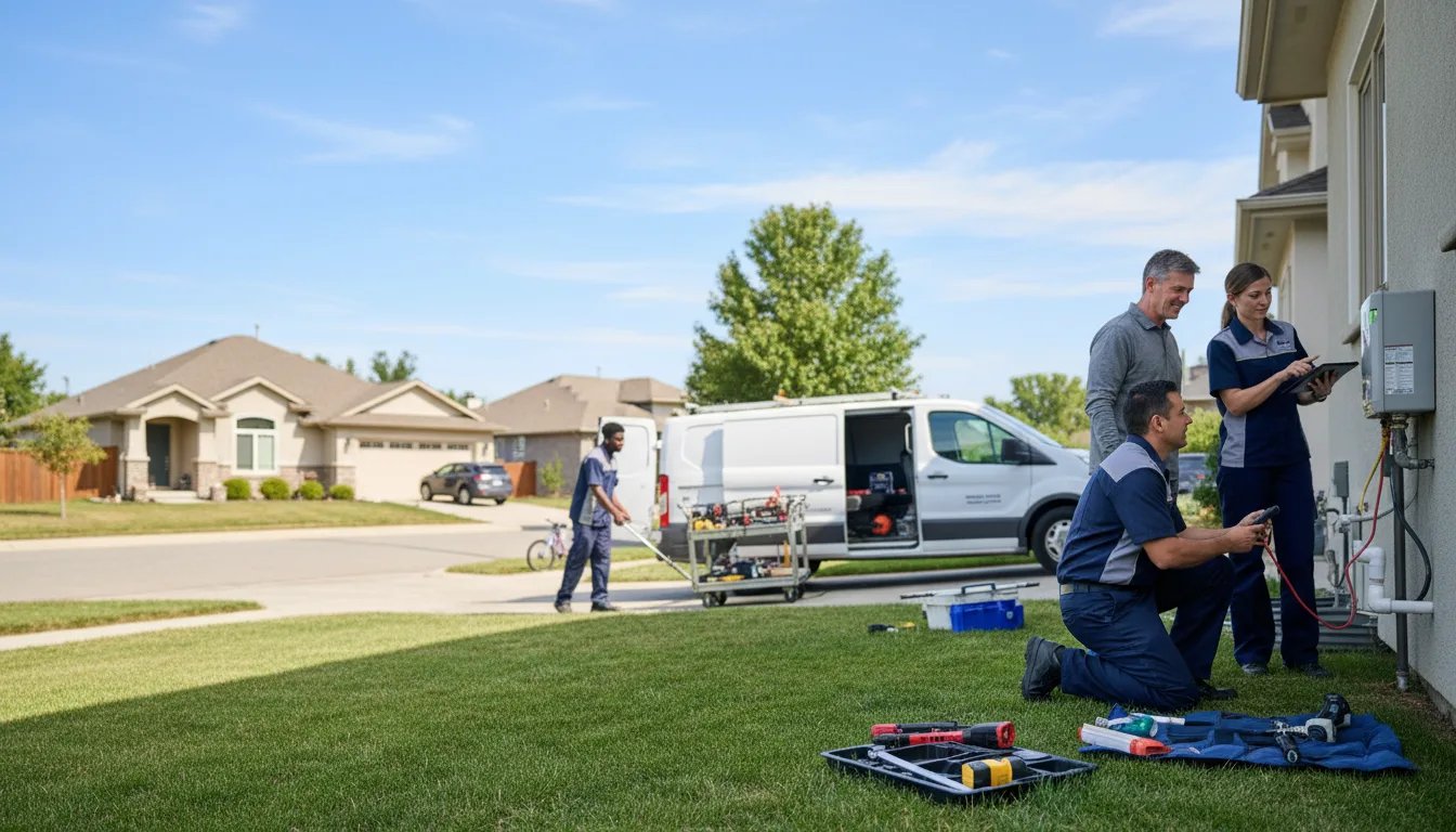 Tankless water heater service in Hope, MN